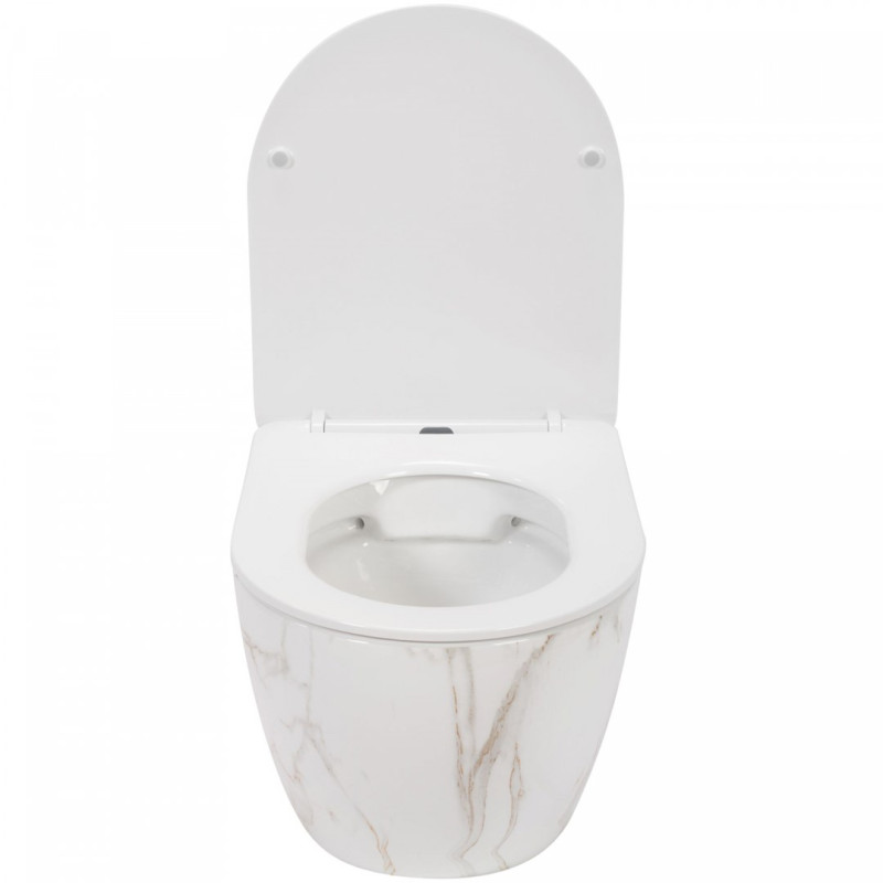 Rea misa wisząca wc bezrantowa Carlos Rimless Aiax Shiny