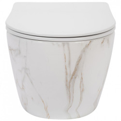 Rea misa wisząca wc bezrantowa Carlos Rimless Aiax Shiny