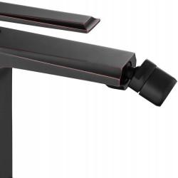 Rea Bateria Bidetowa Stojąca Romano czarna przecierana