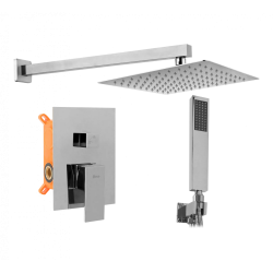 Rea zestaw natryskowy podtynkowy bez wylewki Fenix chrom