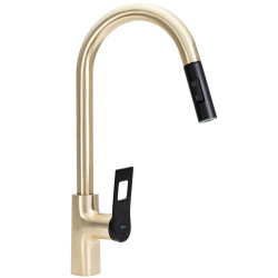 Rea Bateria Kuchenna Soul złota szczotkowana/czarna