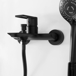 Rea Bateria Wannowa Ścienna Flip czarna