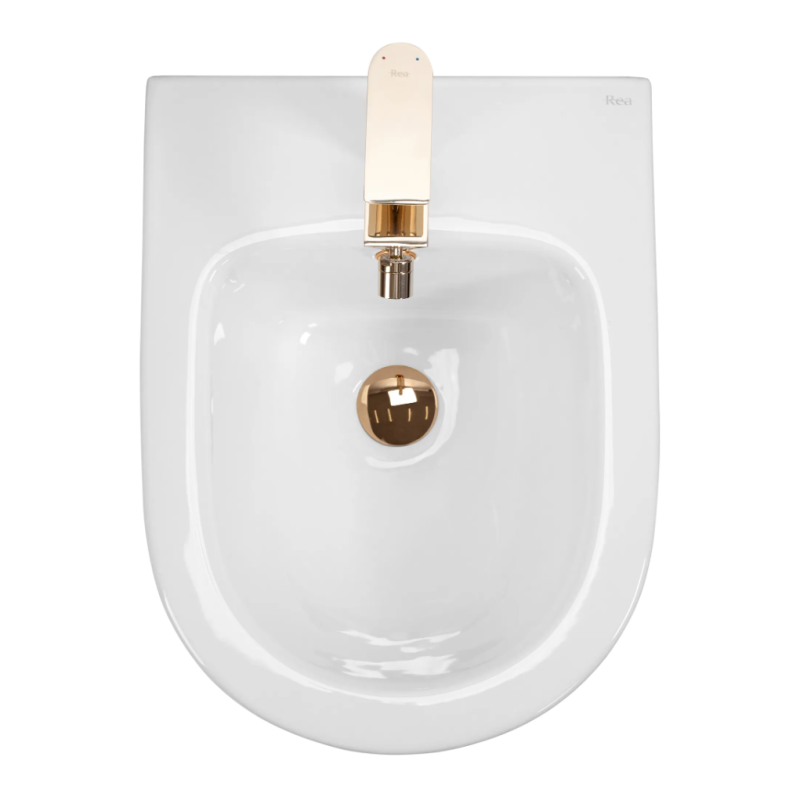 Rea bidet wiszący Carlo Mini gold Edge