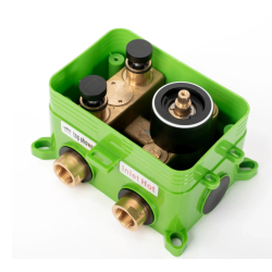 Rea zestaw prysznicowy termostatowy czarny Fenix Davis