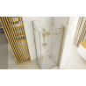 Rea kabina hugo gold brush 80x80x200/drzwi 80 + drzwi 80/ Hugo gold Brush
