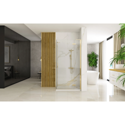 Rea kabina hugo gold brush 90x90x200/drzwi 90 + drzwi 90/ Hugo gold Brush