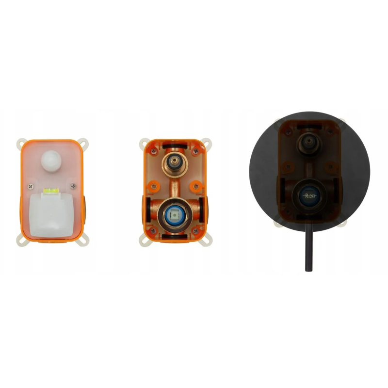 Rea Zestaw Wannowy Podtynkowy Lungo Różowe złoto