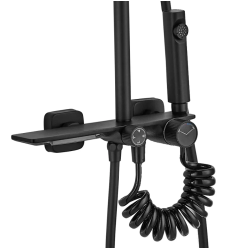 Rea zestaw natryskowy Helix czarny