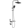 Rea zestaw natryskowy z termostatem Rob nikiel szczotkowany