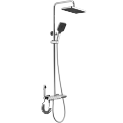 Rea zestaw natryskowy z termostatem Rob chrom