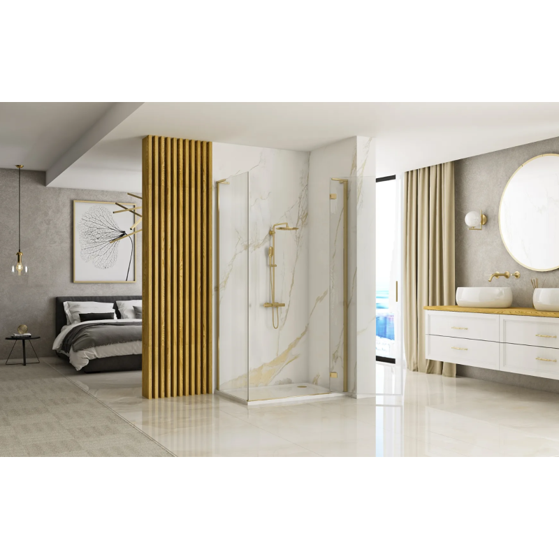 Rea ścianka prysznicowa hugo gold brush 80 Hugo gold Brush