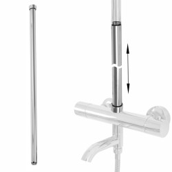Rea przedłużka 60 cm do zestawu natryskowego Przedłużka chrom