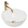 Rea umywalka nablatowa Stella gold Edge