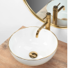 Rea umywalka nablatowa Stella gold Edge