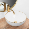Rea umywalka nablatowa Stella gold Edge