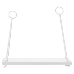 Rea półka łazienkowa wisząca ścienna biała