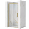Rea drzwi prysznicowe 120x195 Rapid Slide gold Brush
