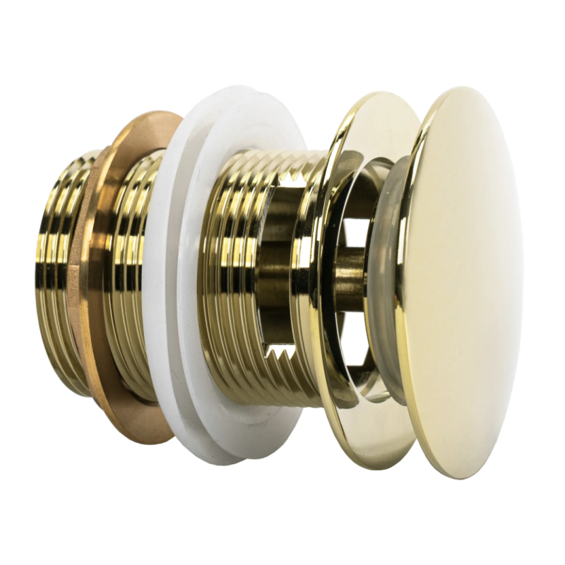 Rea korek wannowy z przelewem 6 cm Korek Do Wanny złoty 6cm