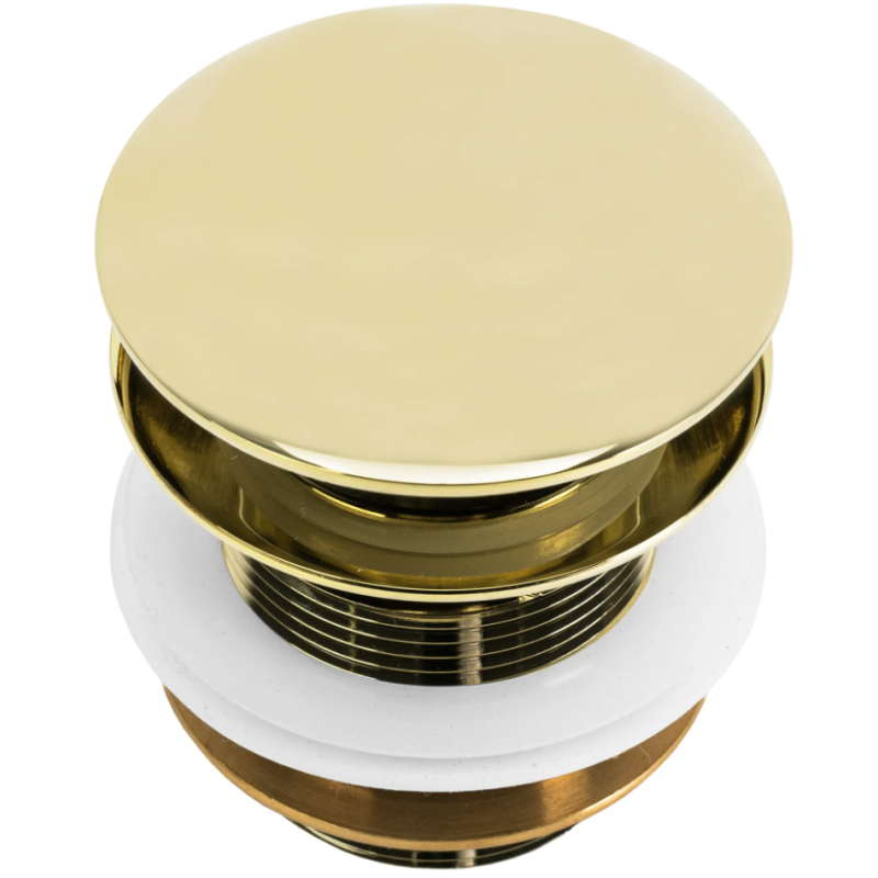 Rea korek wannowy z przelewem 6 cm Korek Do Wanny złoty 6cm