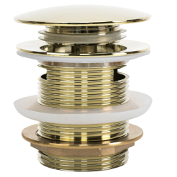 Rea korek wannowy z przelewem 6 cm Korek Do Wanny złoty 6cm