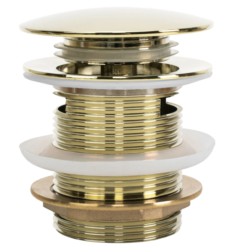 Rea korek wannowy z przelewem 6 cm Korek Do Wanny złoty 6cm