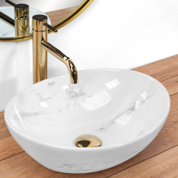 Rea umywalka nablatowa Sofia Nature Marble
