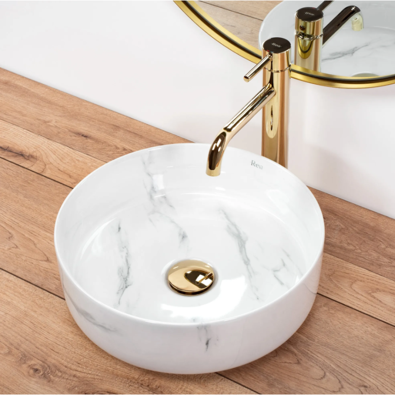 Rea umywalka nablatowa Sami Nature Marble