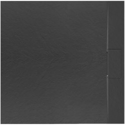 Rea brodzik 90x90 Bazalt black