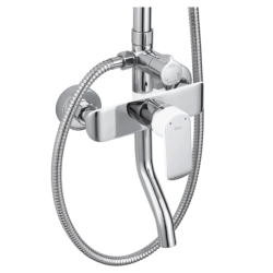 Rea zestaw natryskowy Bloom biały/chrom