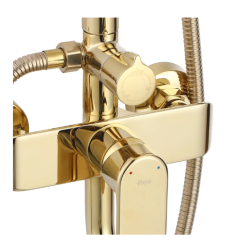 Rea zestaw natryskowy Bloom złoty