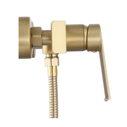 Rea Bateria Prysznicowa Hass złota szczotkowana