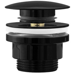 Rea okrągły Korek Klik-Klak Uniwersalny czarny Metaliczny