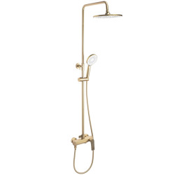 Rea zestaw natryskowy Avalon złoty szczotkowany