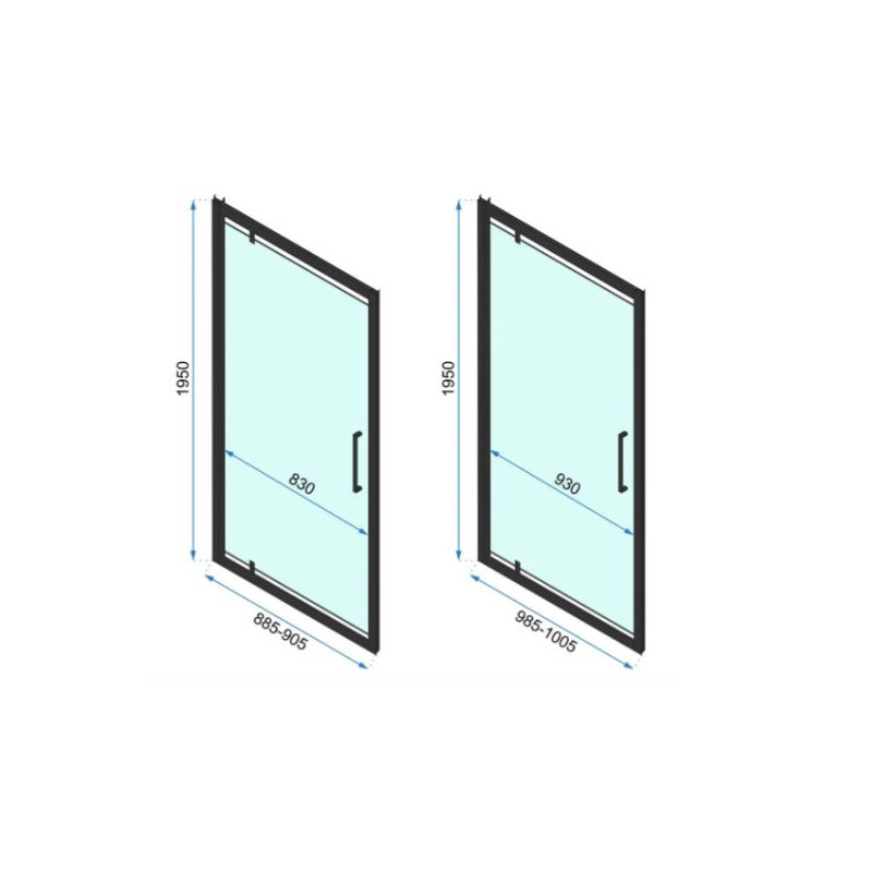 Rea ramię do kabina przyściennej rapid Ramię Do Rapid gold