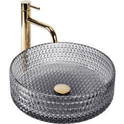 Rea umywalka nablatowa Cristal 35 Grey