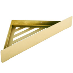 Rea półka łazienkowa narożnikowa złoto szczotkowane 285x145x40