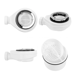 Rea brodzik 90x90 Bazalt Grey