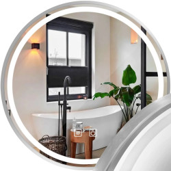 Rea lustro LED MMJ SS Brush okrągłe 60cm