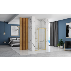 Rea drzwi prysznicowe 120x190 Alex gold Brush