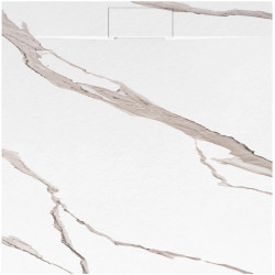 Rea brodzik 90x90 Bazalt Carrara white