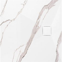 Rea brodzik 90x90 Magnum Carrara white