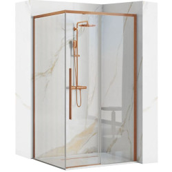 Rea kabina prysznicowa 90x90x195 szkło transparent Solar Brush Cooper