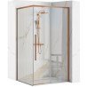 Rea kabina prysznicowa 90x90x195 szkło transparent Solar Brush Cooper