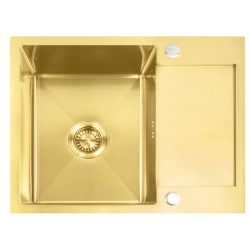 Rea zlewozmywak kuchenny Paul Brush gold