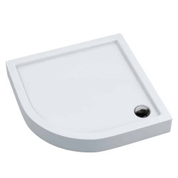 AQUA for you brodzik Kronos PLUS 80x80 Biały półokrągły kompaktowy stabilsound