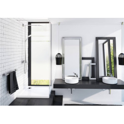 AQUA for you Brodzik Kompozytowy KRONOS 90x70x5, Antybakteryjny, Odporny na zarysowania, Easy to Clean, Biały