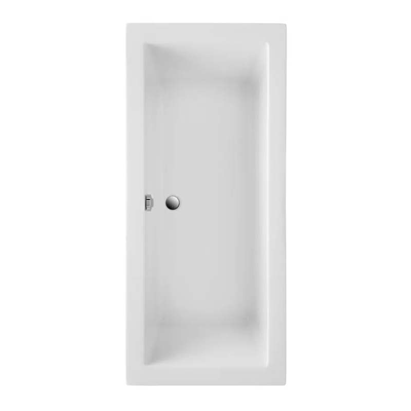 AQUA for you wanna prostokątna Kronos SLIM 170x75 z syfonem i nogami - wzmacniane ranty