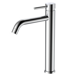 Bateria umywalkowa stojąca wysoka - nablatowa stal szczotkowana KSENO AVAPAX ABKS131111