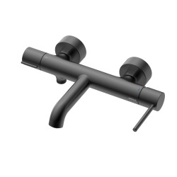 Bateria wannowa ścienna z przełącznikiem natrysku gun metal mat ULTIMATE AVAPAX ABUL211411