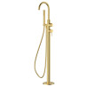 Bateria wannowa wolnostojąca z zestawem natryskowym złoty szczotkowany ULTIMATE AVAPAX ABUL221221